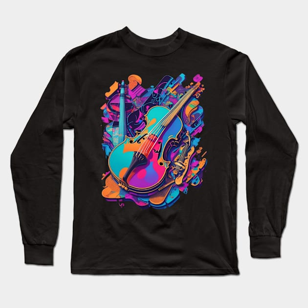 Music-is-life Long Sleeve T-Shirt by Jhontee